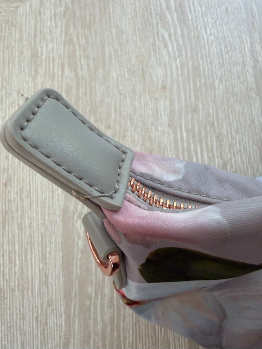 Ted Baker Pink & Grey Floral Tote - Picture 10 of 15